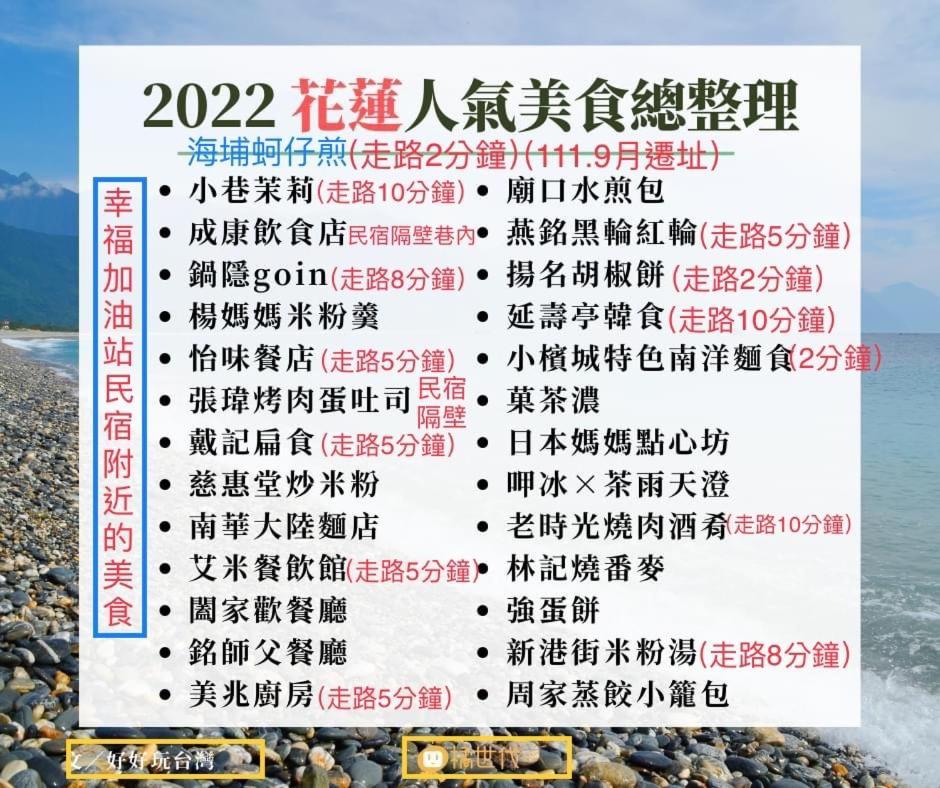 幸福加油站電梯民宿 -近東大門夜市 Hualien Eksteriør bilde